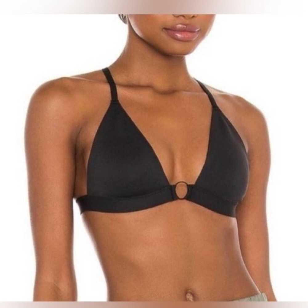 NWT Free People Oh Scuba Bralette in Black